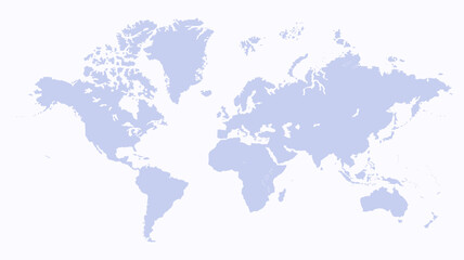 Outline map of world, world map picture, world map vector image, modern world map, Illustration, eps 10, worldwide, all continents, all countries, worldwide project