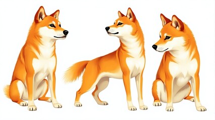Shiba Inu dogs
