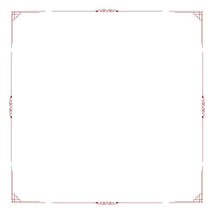 Obraz premium 전통문양 테두리