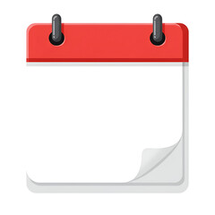 Red Calendar Illustration