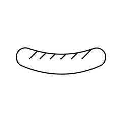 illustration of a sausage
