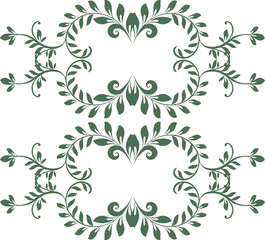 Beautiful flower art and mandala vector design