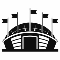 silhouette of a house