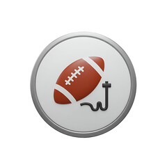 3D Icon Football Kickoff