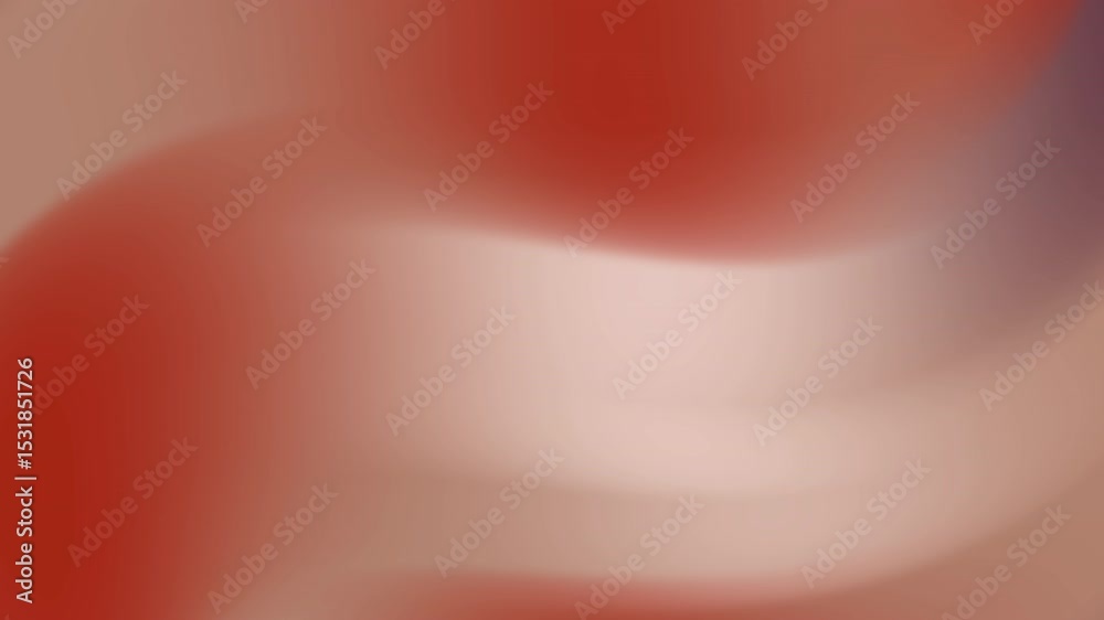 Aufkleber Abstract Red and Beige Gradient Swirl Animation Background Loop