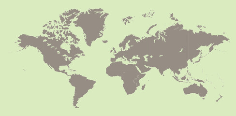 world map blank, world map picture, world map vector image, modern world map, Illustration, eps 10, worldwide, all continents, all countries, worldwide project