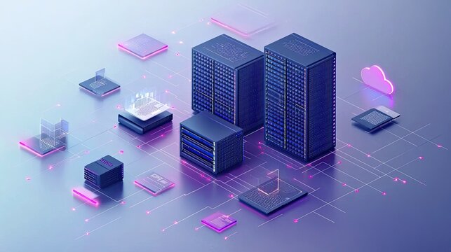 Cloud Storage and Data Transmission for Seamless Digital Management, Representing Efficient Data Exchange, Virtualization, and Scalable Cloud Services for Businesses