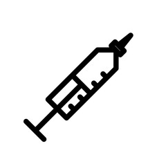 syringe line icon