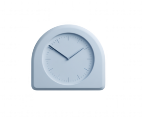 Modern Blue Desk Clock