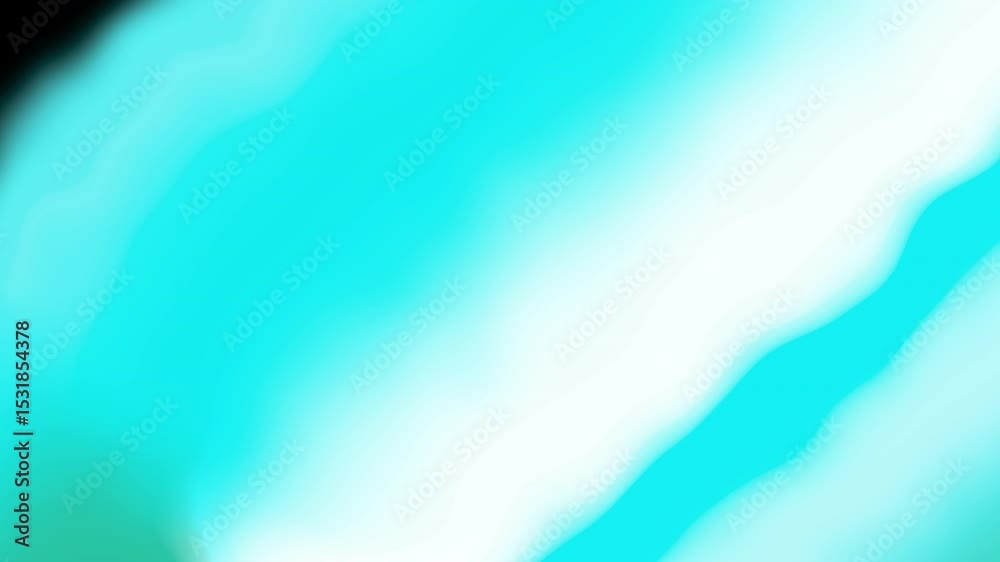Poster abstract turquoise and white gradient background motion for video overlay
