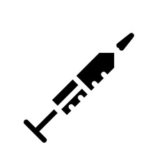 syringe glyph icon
