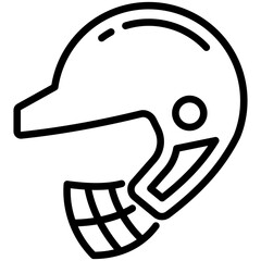 Batting Helmet Icon