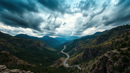 Obraz premium mountains in the mountains