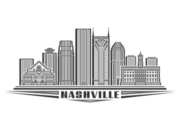 Vector illustration of Nashville