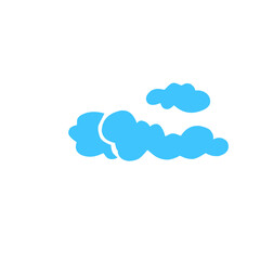 simple cloud vector