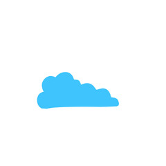 simple cloud vector