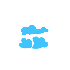 simple cloud vector