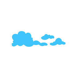 simple cloud vector