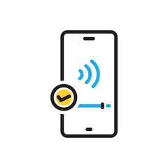 Multi color icon for allow © WEBTECHOPS
