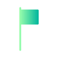 Obraz premium flag gradient icon