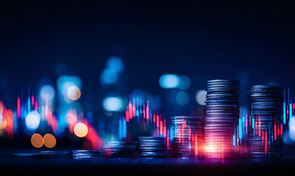 Business audit stock financial finance management on analysis data strategy with graph accounting marketing or report chart economy investment research profit concept	