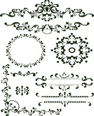 Beautiful flower art and mandala vector design