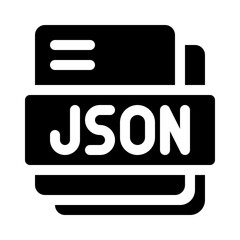 JSON File glyph icon