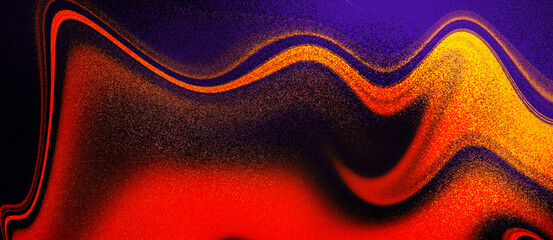 Vibrant abstract background featuring flowing red, purple, and orange gradients in a wavy