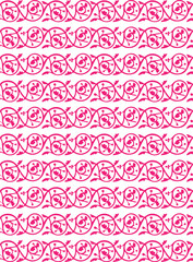 Beautiful flower art and mandala vector design