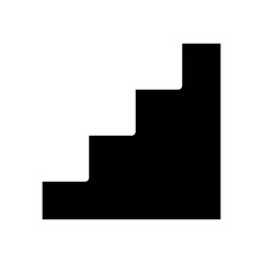 stairs glyph icon