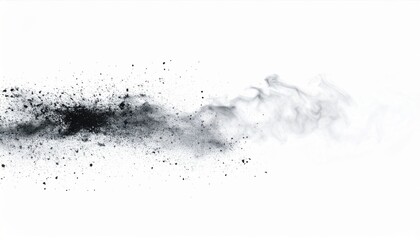 Obraz premium Abstract Black And White Particle Motion Texture