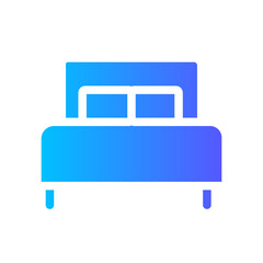 bed gradient icon