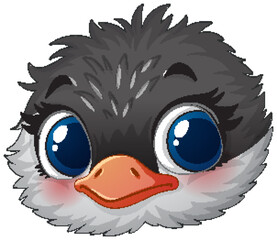 Adorable Baby Bird Illustration