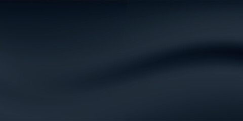 Black dark gray blue abstract elegant background. Drapery. Curtain. Fabric material. Soft folds. Wave stripe line. Gradient. vector background