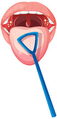 Oral Health and Hygiene Illustration