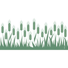 Green Grass Blades Border