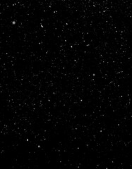 Dark Night Sky with Glimmering Stars