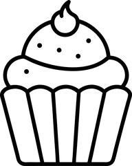 cup cake icon art
