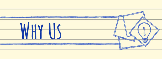 Why Us Bulb Ball Pen Sketch Note Book Texture Boxes Text 