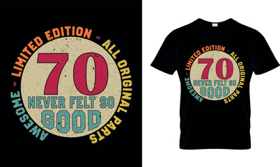 vintage typography t-shirt design.Colorful and fashionable t-shirt design for men and women.