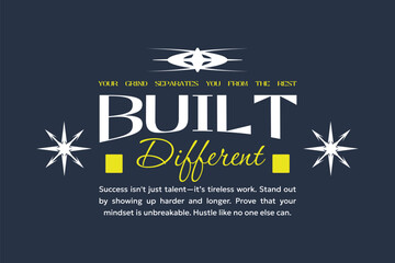 Minimal urban typography. Urban quotes t-shirt design. Motivational quote poster design. Streetwear vector graphic. Inspirational quotes for print. Typography quote for apparel