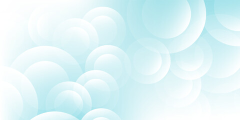 Abstract banner background. Green and blue gradations.Circle geometric background. Simple design abstract simple art