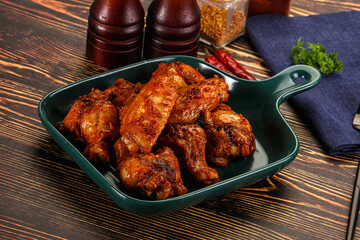 Hot and spicy Buffalo chicken wings