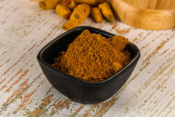 Indian cuisine - curry powder for culinary