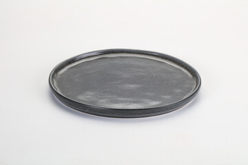 Empty clean color plate dishware