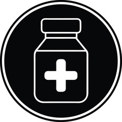 Obraz premium Medicine Bottle Icon