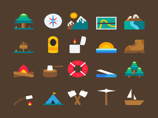 Modern Adventure Icon Pack Element