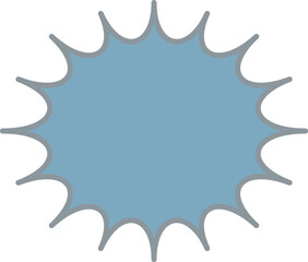 Speech bubble-2-blue