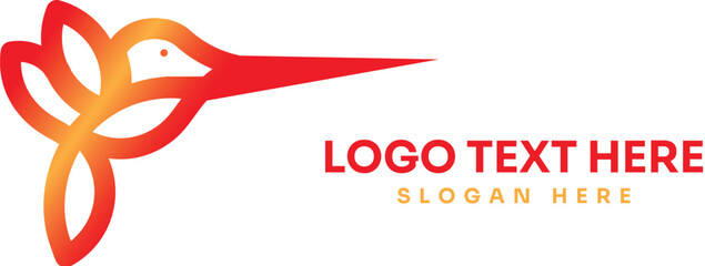 Gradient Hummingbird Logo