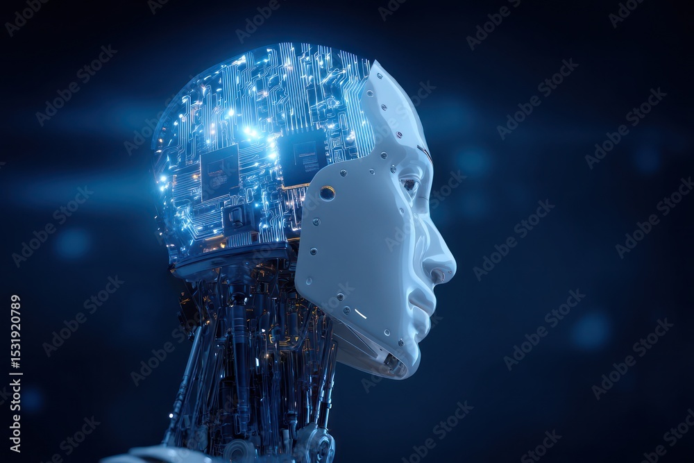 Poster using machine learning and ai to streamline business processes and drive innovation.